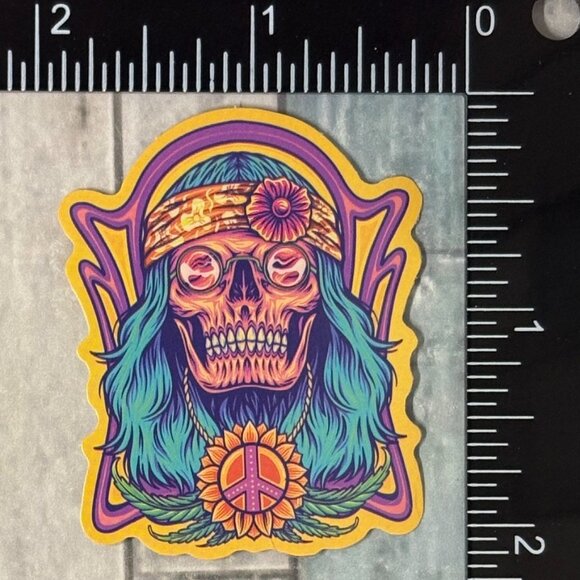 🌀10/$10🌀 Psychedelic 420 Reusable Waterproof Vinyl Sticker Decal - Picture 1 of 1